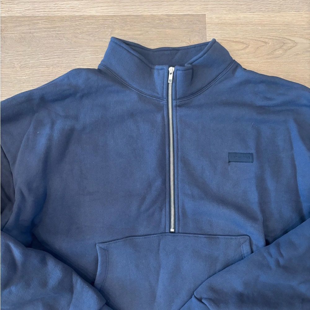 SET ACTIVE‎ Navy Half-Zip Pullover Sweatshirt - image 2